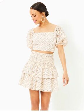 Lilly Pulitzer Yara eyelets set